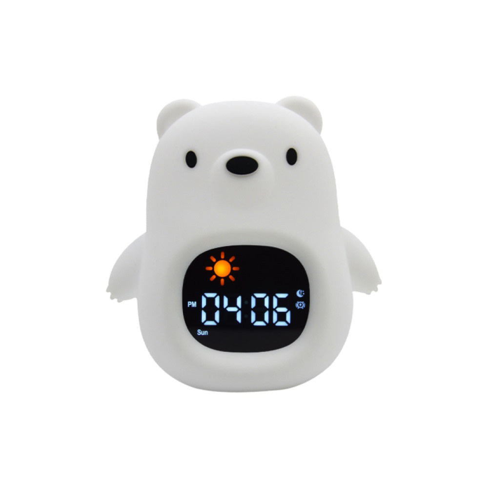 Kiddoboo SoundGlow Bear Διαδραστικό Ξυπνητήρι , Παιδικό Ηχείο & Φωτεινό Αρκουδάκι