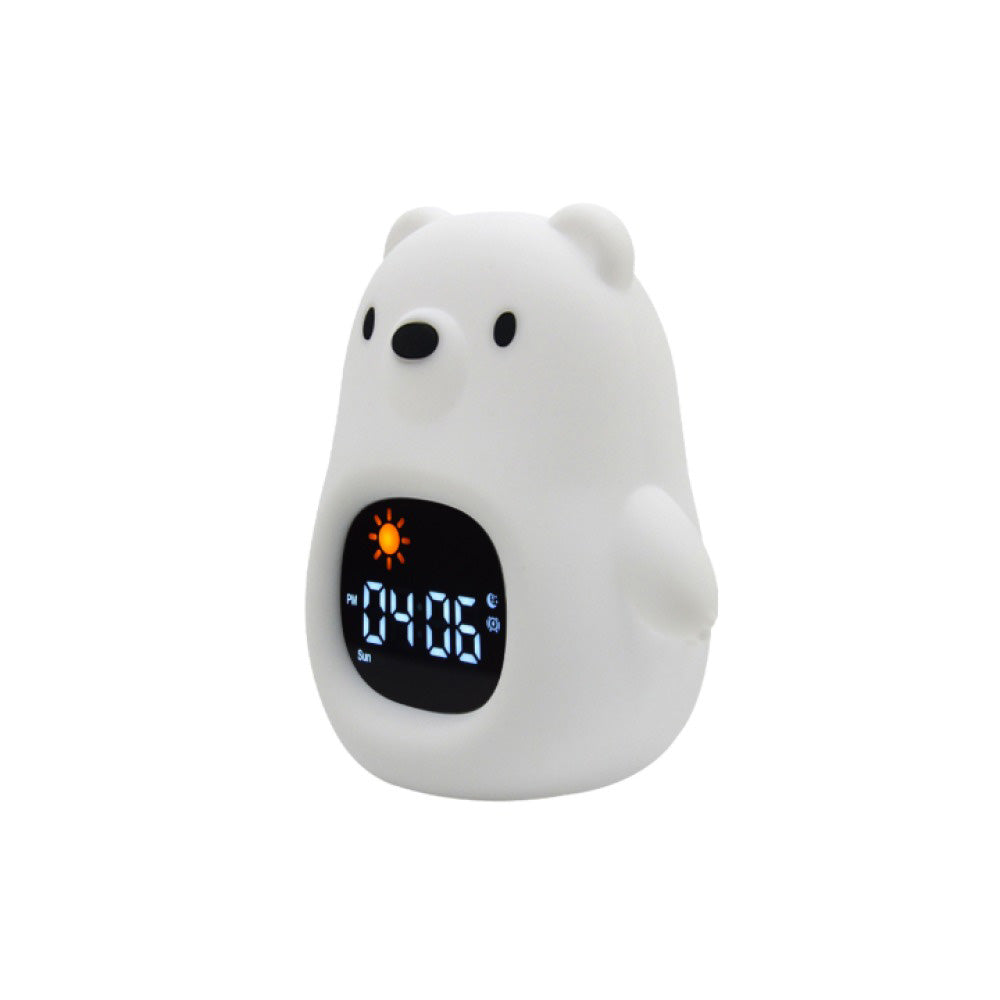 Kiddoboo SoundGlow Bear Διαδραστικό Ξυπνητήρι , Παιδικό Ηχείο & Φωτεινό Αρκουδάκι