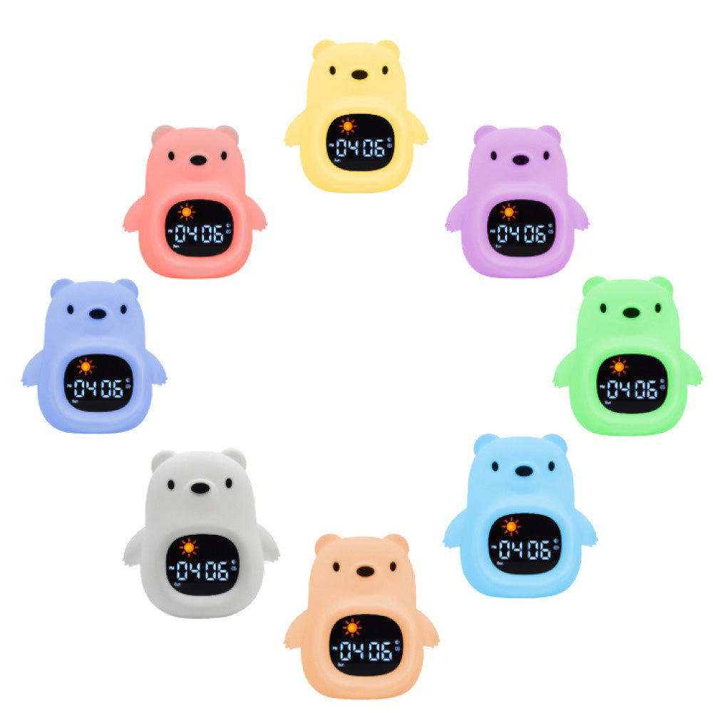 Kiddoboo SoundGlow Bear Διαδραστικό Ξυπνητήρι , Παιδικό Ηχείο & Φωτεινό Αρκουδάκι