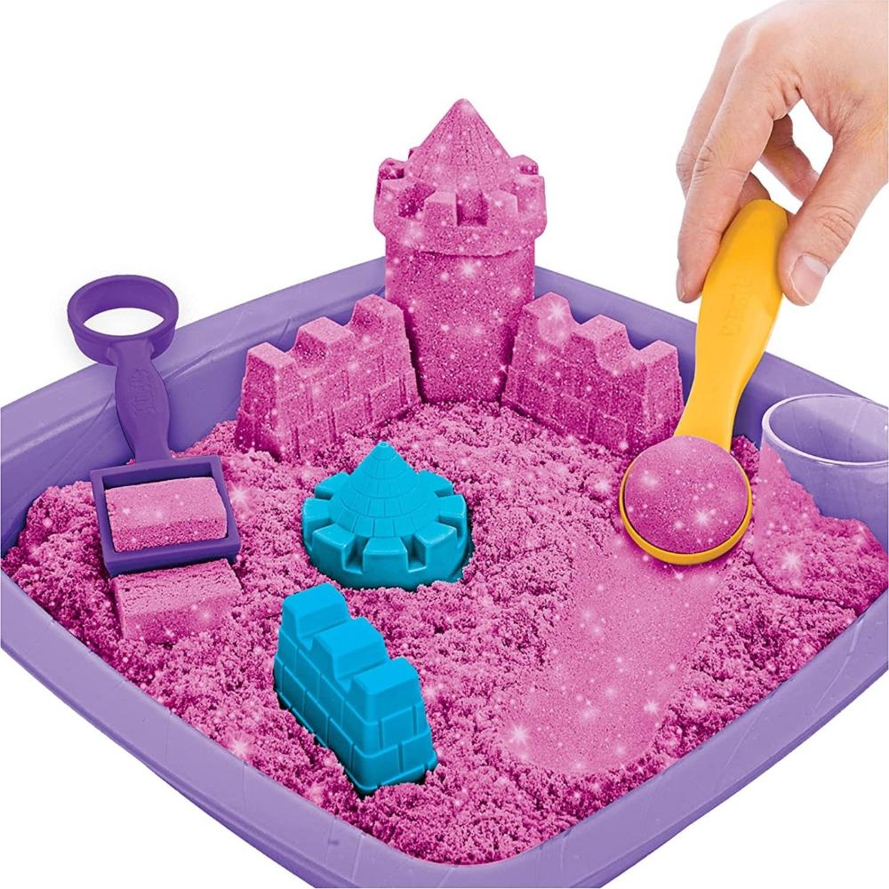 SPIN MASTERSpin Master Kinetic Sand Shimmer- Sparkle Sandcastle Set Ροζpapell.gr