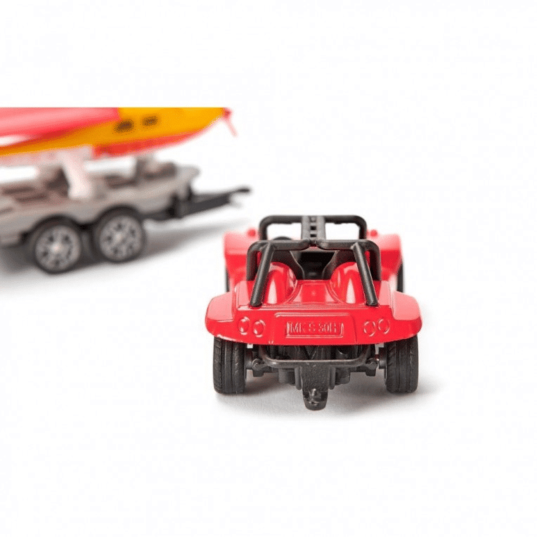 Siku Αυτοκινητακι Buggy Με Τρειλερ &Amp; Αεροπλανο