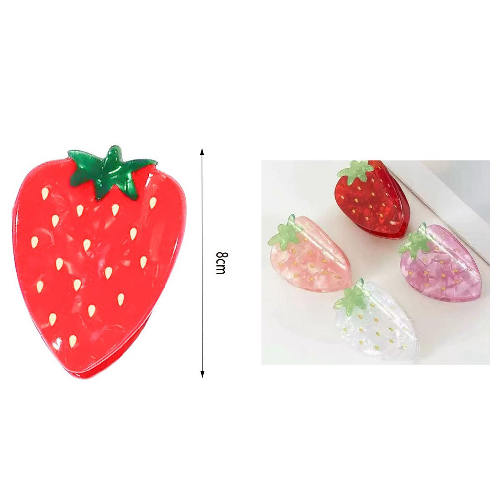 Κλάμερ Φράουλα 8 εκ 4 Χρώματα - 1 Τμχ