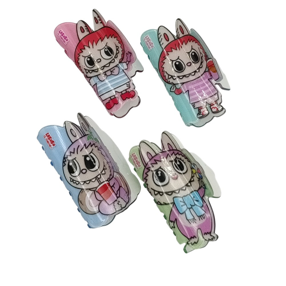 Κλάμερ Labubu 4 Σχέδια - 1Τμχ