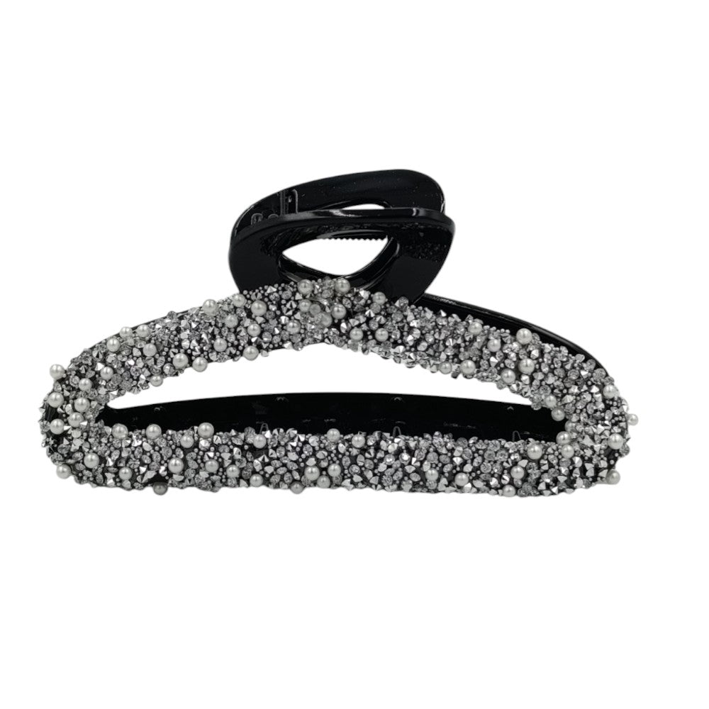 OEMΚλάμερ Με Στρας Και Περλίτσες 11.5εκ 2 Χρώματα- 1Τμχpapell.gr