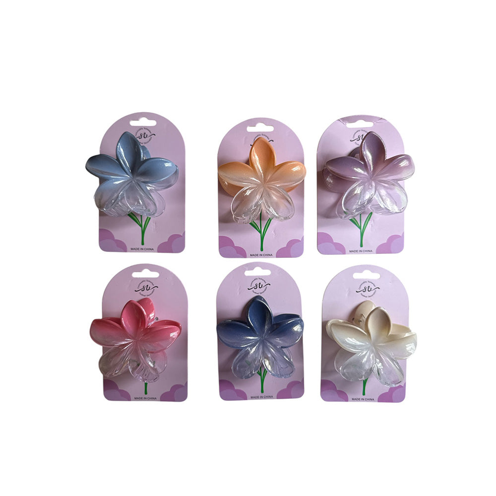 Κλάμερ Λουλούδι Δίχρωμο 6 Χρώματα - 1 Τμχ