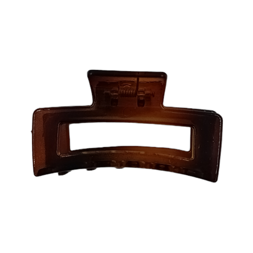 OEMΚλάμερ Μαλλιών Ορθογώνιο Μαύρο - Καφέ 7εκpapell.gr