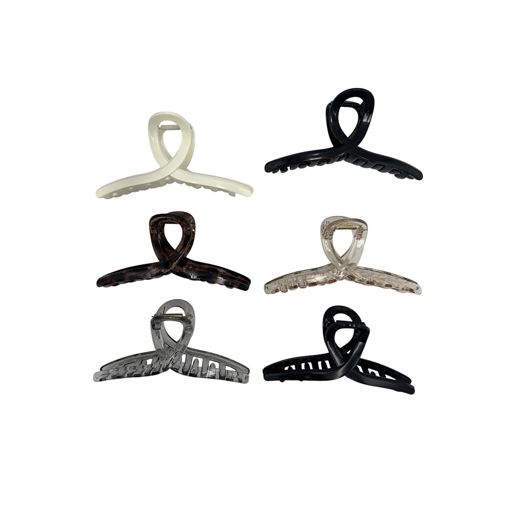 Κλάμερ Πλεξούδα 15 εκ 6 Χρώματα - 1 Τμχ