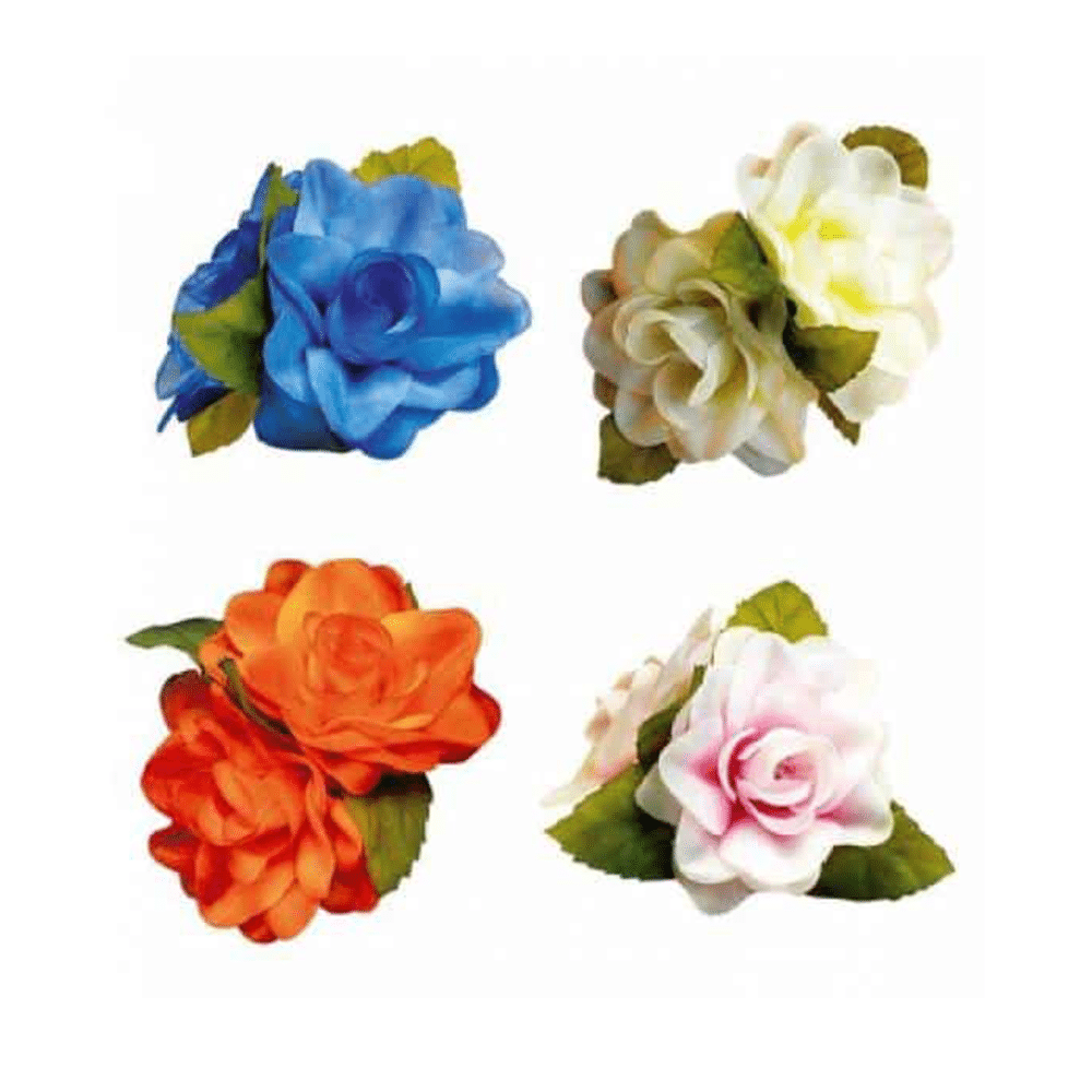 MaskarataΚλιπ Μαλλιών Λουλουδάκι Χαβανέζας Διάφορα Χρώματα- 1Τμχpapell.gr