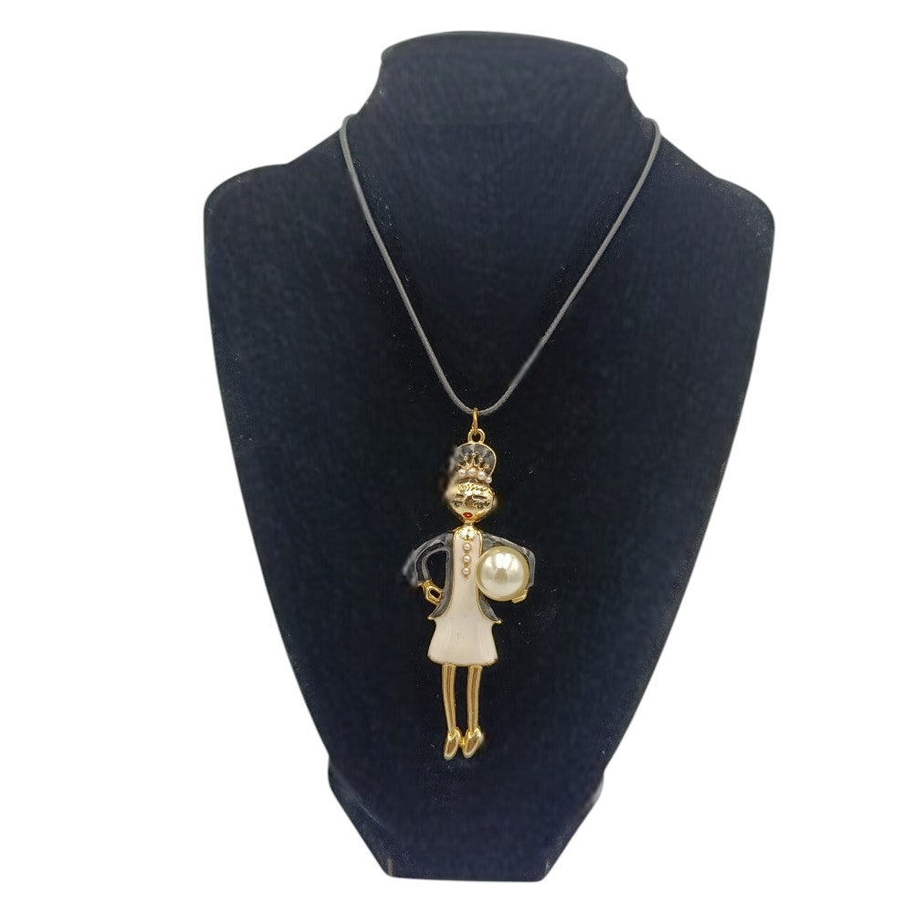 Κολιέ Με Κρεμαστό ''Η Κυρία Με Την Πέρλα''