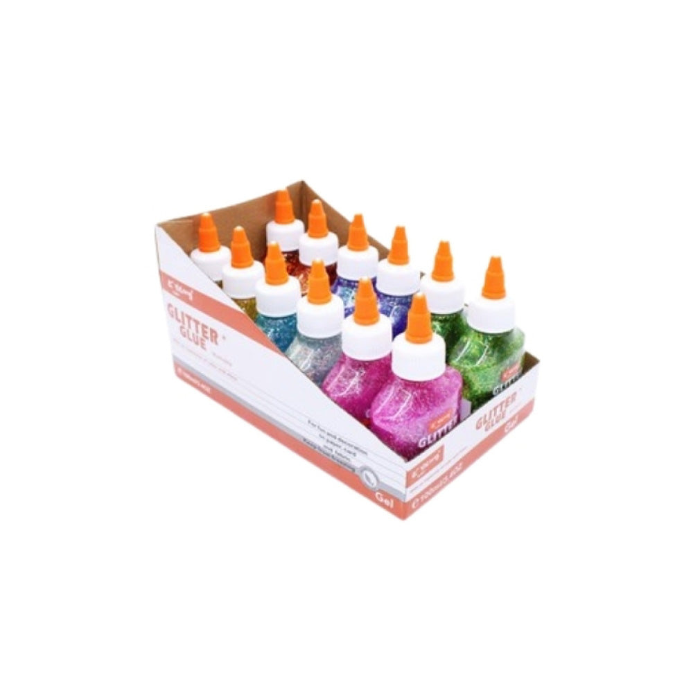 Yalong Υγρή Κόλλα Με Ψιλό Glitter Σε Διάφορα Χρώματα 100ml - 1 Τμχ