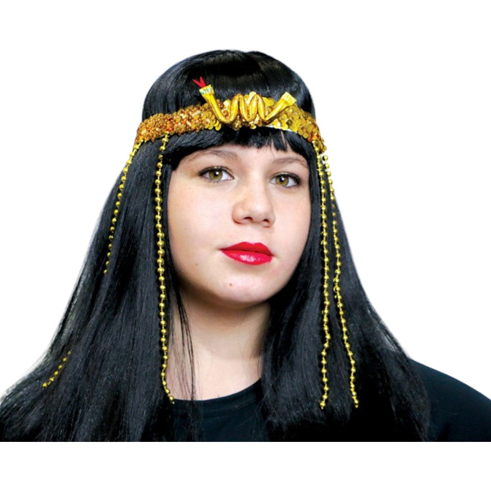 MaskarataΚορδέλα Διάδημα Αιγύπτου Χρυσή Με Φίδιpapell.gr