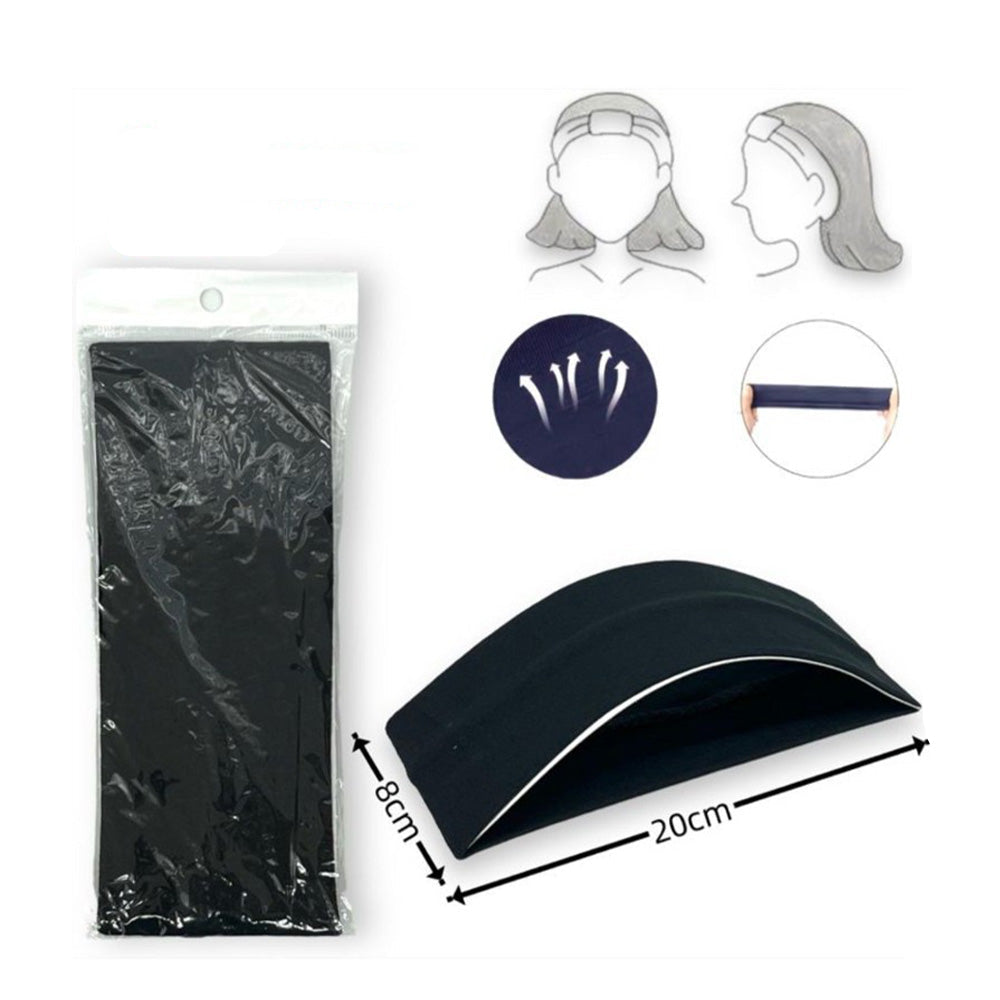 Κορδέλα Μαλλιών Μαύρη 19x8εκ - 1 Τμχ