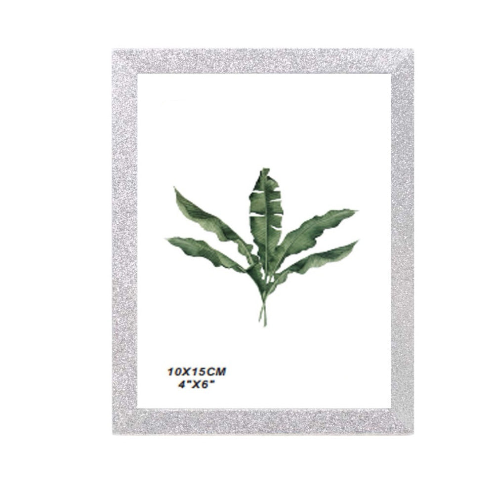 Κορνίζα Μεταλλιζέ 10x15 εκ Ασημί