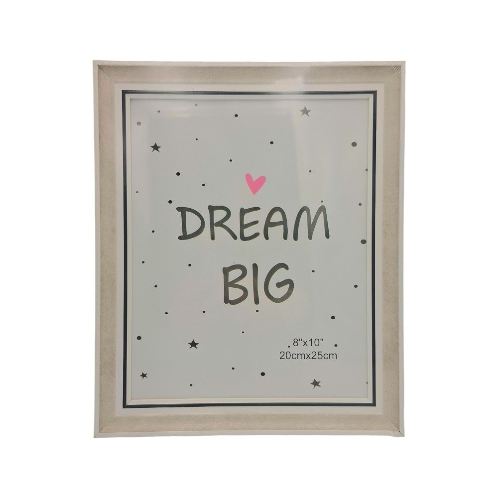 Κορνίζα Ξύλινη "Dream Big" 20x25 εκ