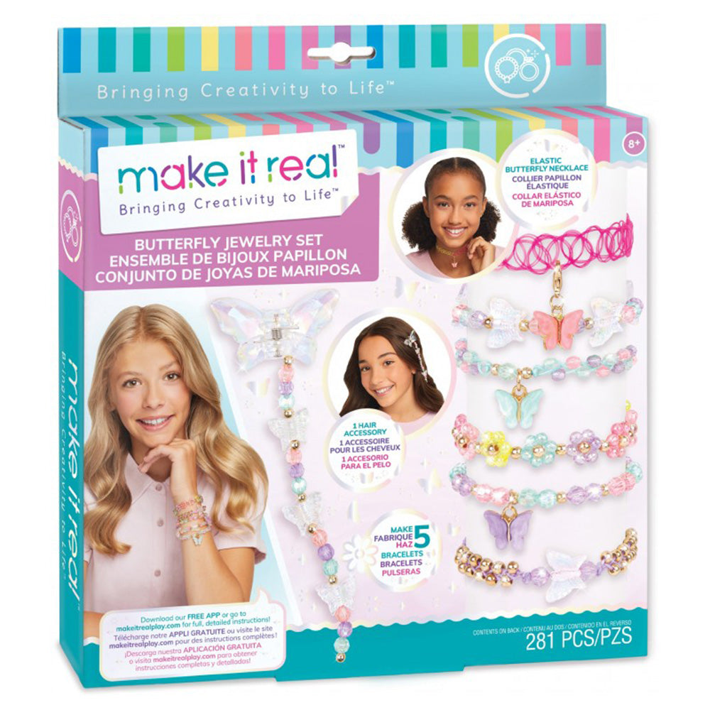 Make It RealMake it Real Jewerly Butterfly Jewelry Setpapell.gr