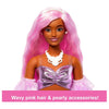 MattelBarbie Κούκλα Deluxe Fashionistas Με Στολή Barbiecore, Ροζ Μαλλιά Και Γυαλιστερό Ροζ Φόρεμαpapell.gr