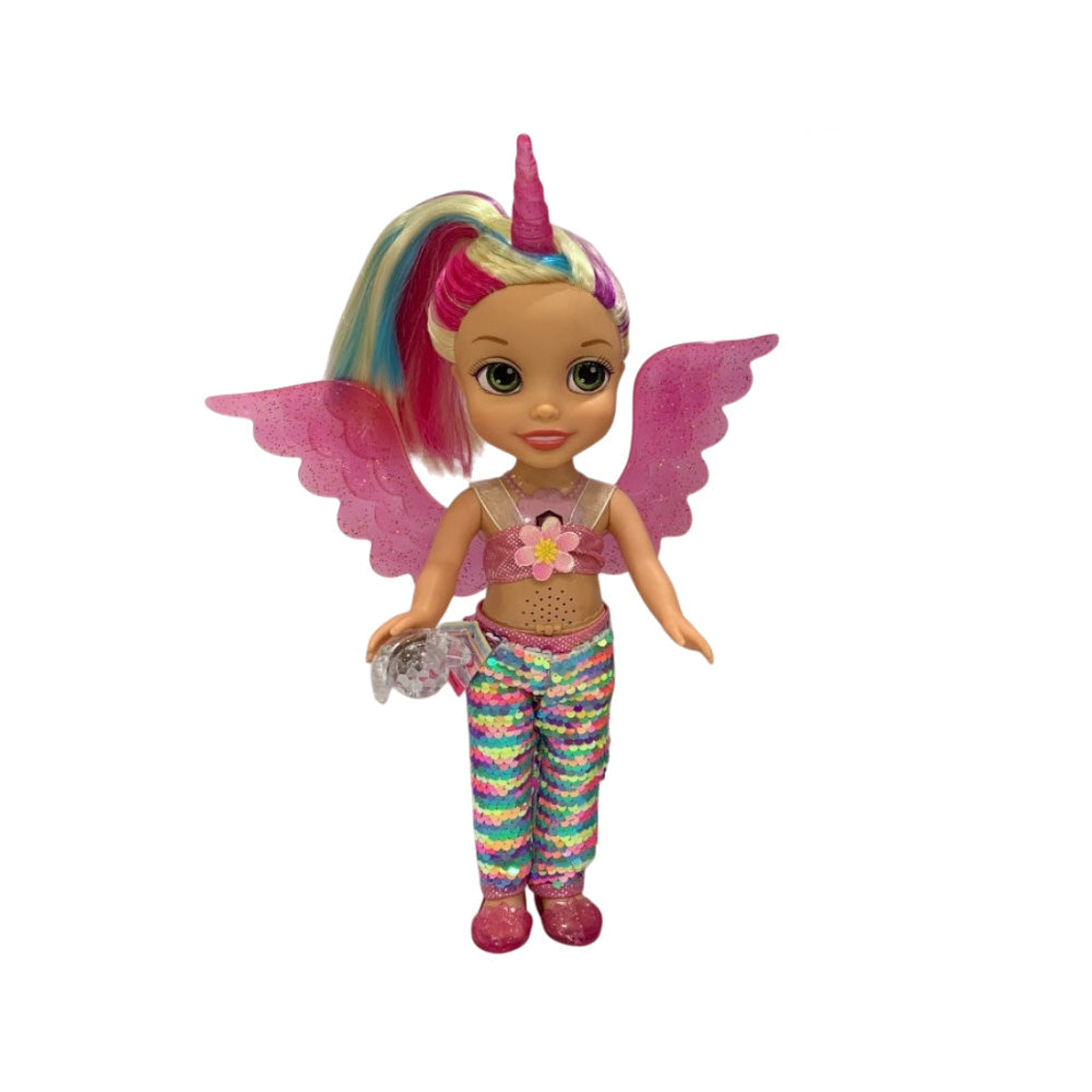 Κούκλα Unicorn Με Φώτα Και Μουσική 41x23εκ