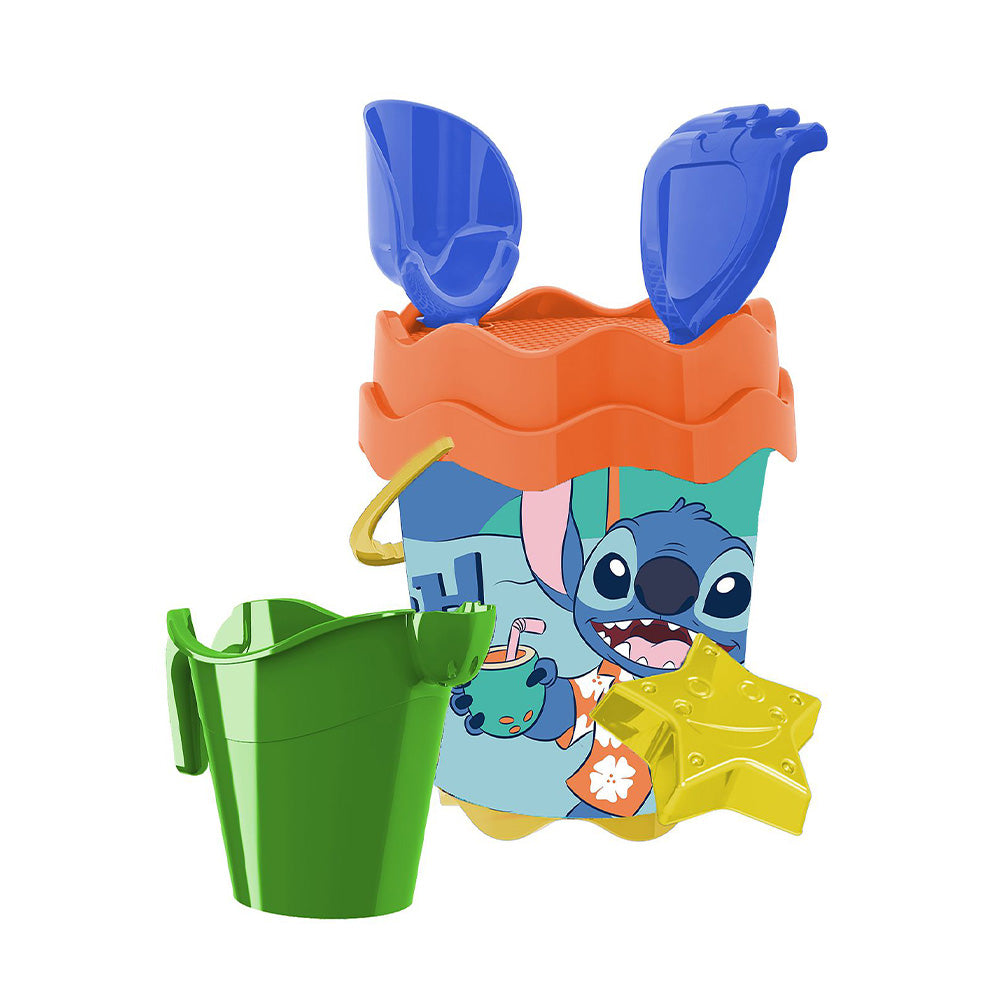 Κουβαδάκι με Ποτιστήρι Stitch Σετ 6 Τμχ Ø17 εκ