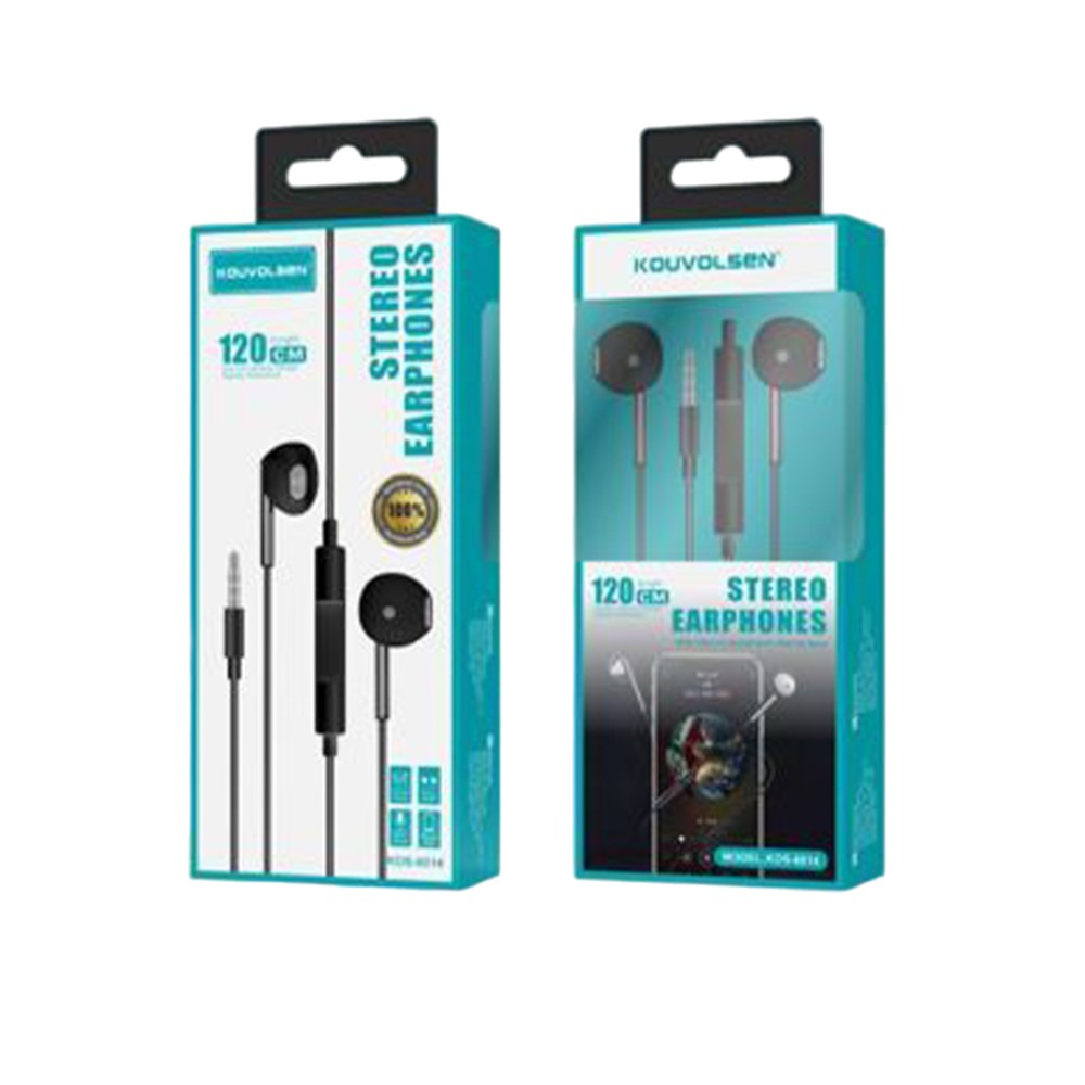 Ενσύρματα Ακουστικά 120 εκ σε 4 Χρώματα - 1 Τμχ