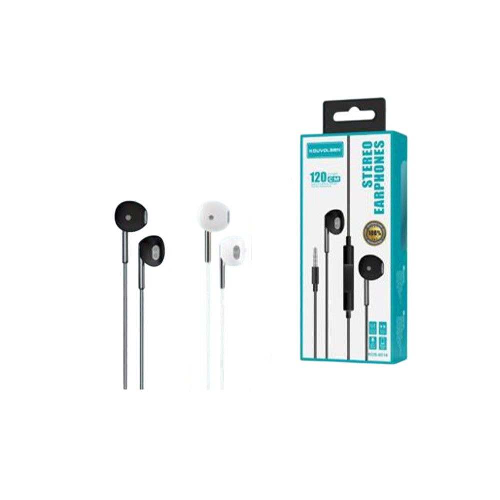 Ενσύρματα Ακουστικά 120 εκ σε 4 Χρώματα - 1 Τμχ