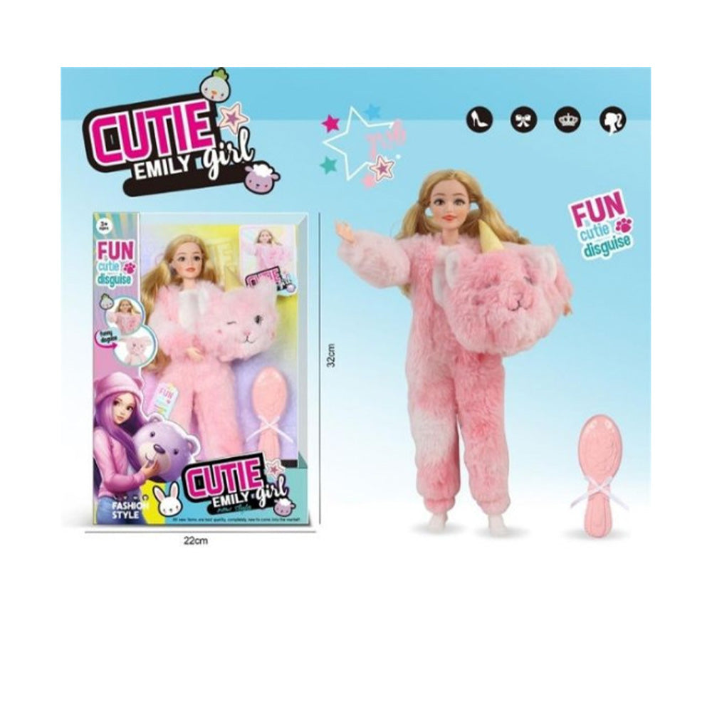 TrademarktΚούκλα Μανεκέν Emily Με Στολή Γατούλα 29 Εκpapell.gr