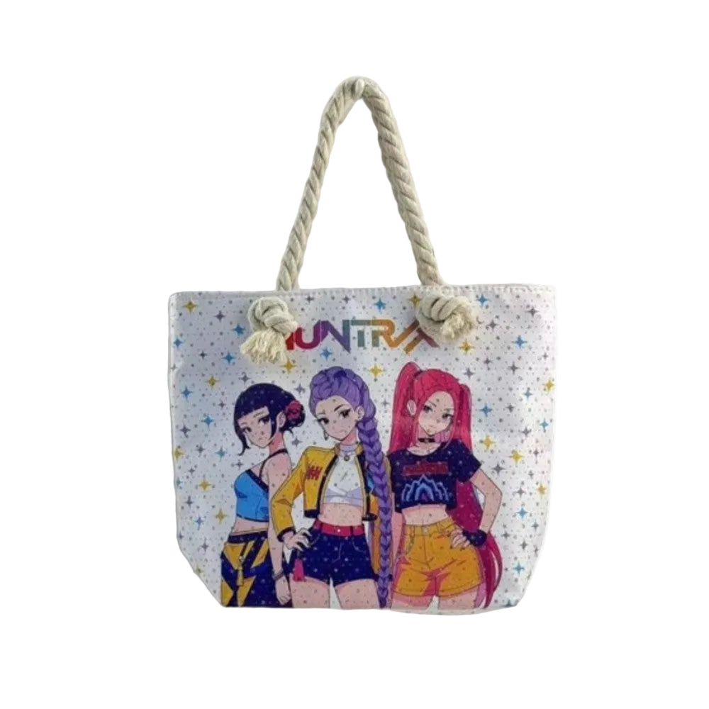 Τσάντα Θαλάσσης K-pop Demon Hunters 30x23x8 εκ σε 2 Σχέδια - 1 Τμχ