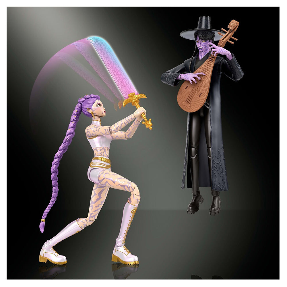 K-Pop Demon Hunters Φιγούρες Rumi & Jinu 15 εκ. με Αξεσουάρ – Σετ 2 Τεμ.