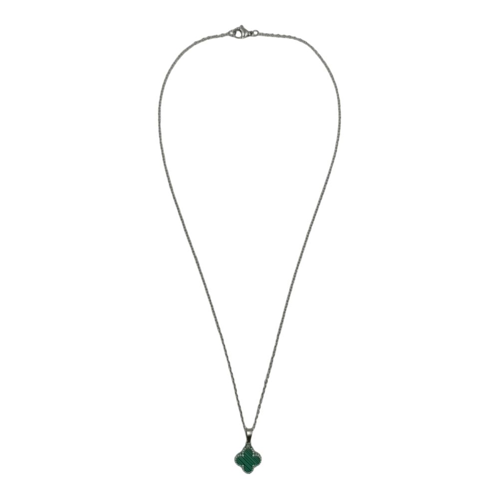 OEMΚρεμαστό Stainless Steel Λουλούδι 4Φυλλο Πράσινο 1.2εκpapell.gr