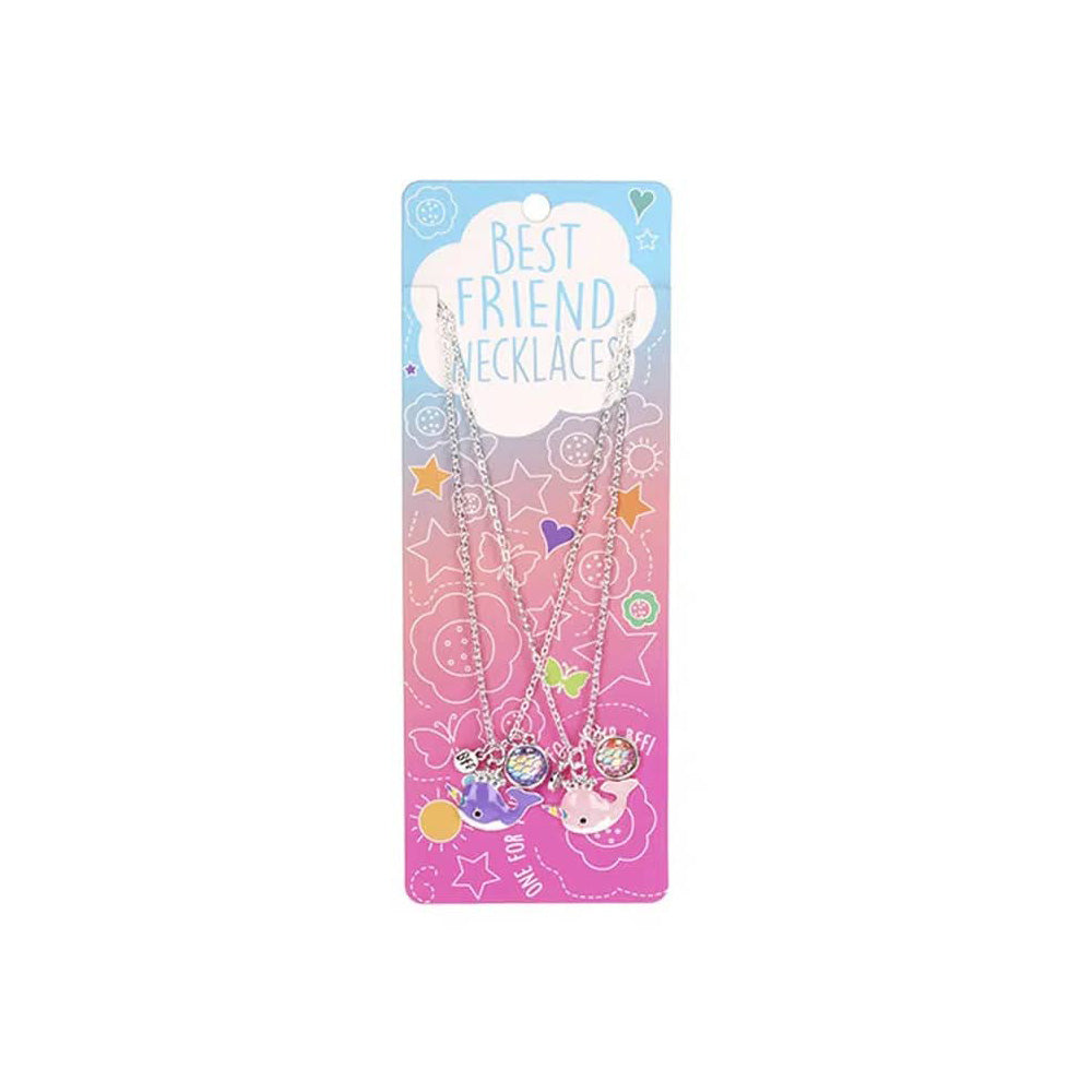 Best Friends Necklaces Κρεμαστό Διπλό Κολιέ Φαλαινίτσες 