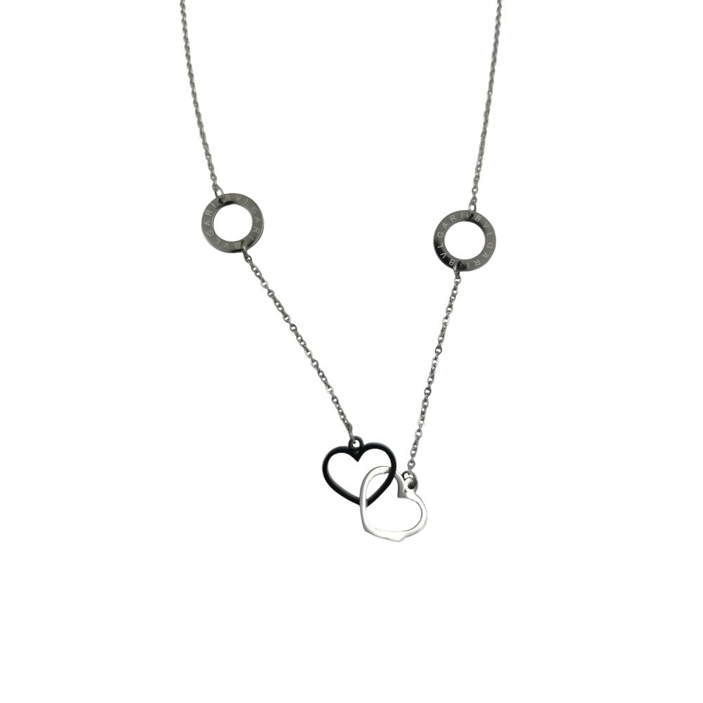 OEMΚρεμαστό Λαιμού Stainless Steel Ενωμένες Καρδιές Και Κύκλοιpapell.gr