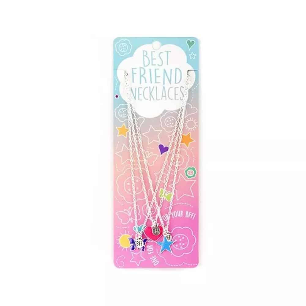 Gama Brands Best Friends Necklaces Κρεμαστο Heart-Star-Butterfly Triple
