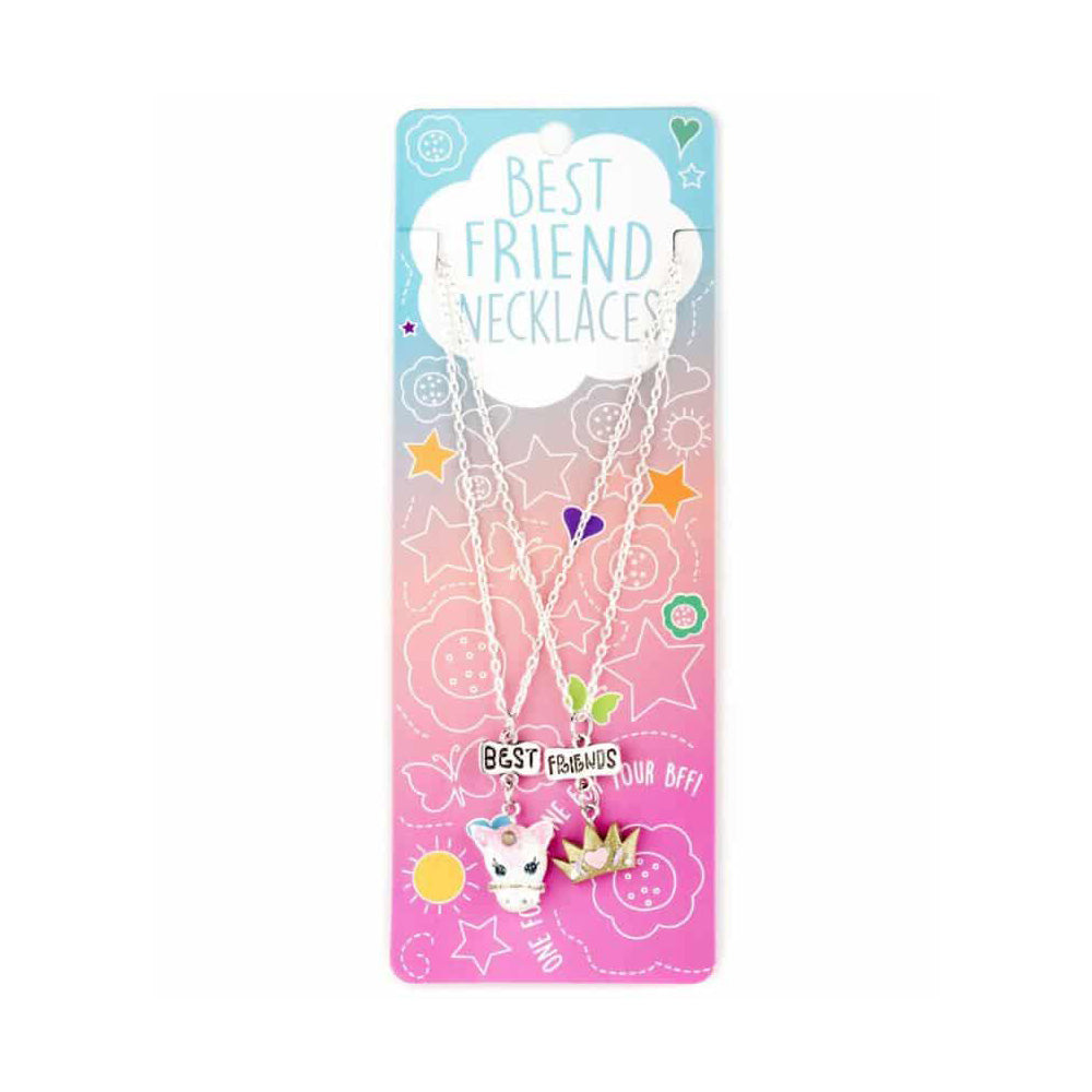 Gama Brands Best Friends Necklaces Κρεμαστό Unicorn And Crown