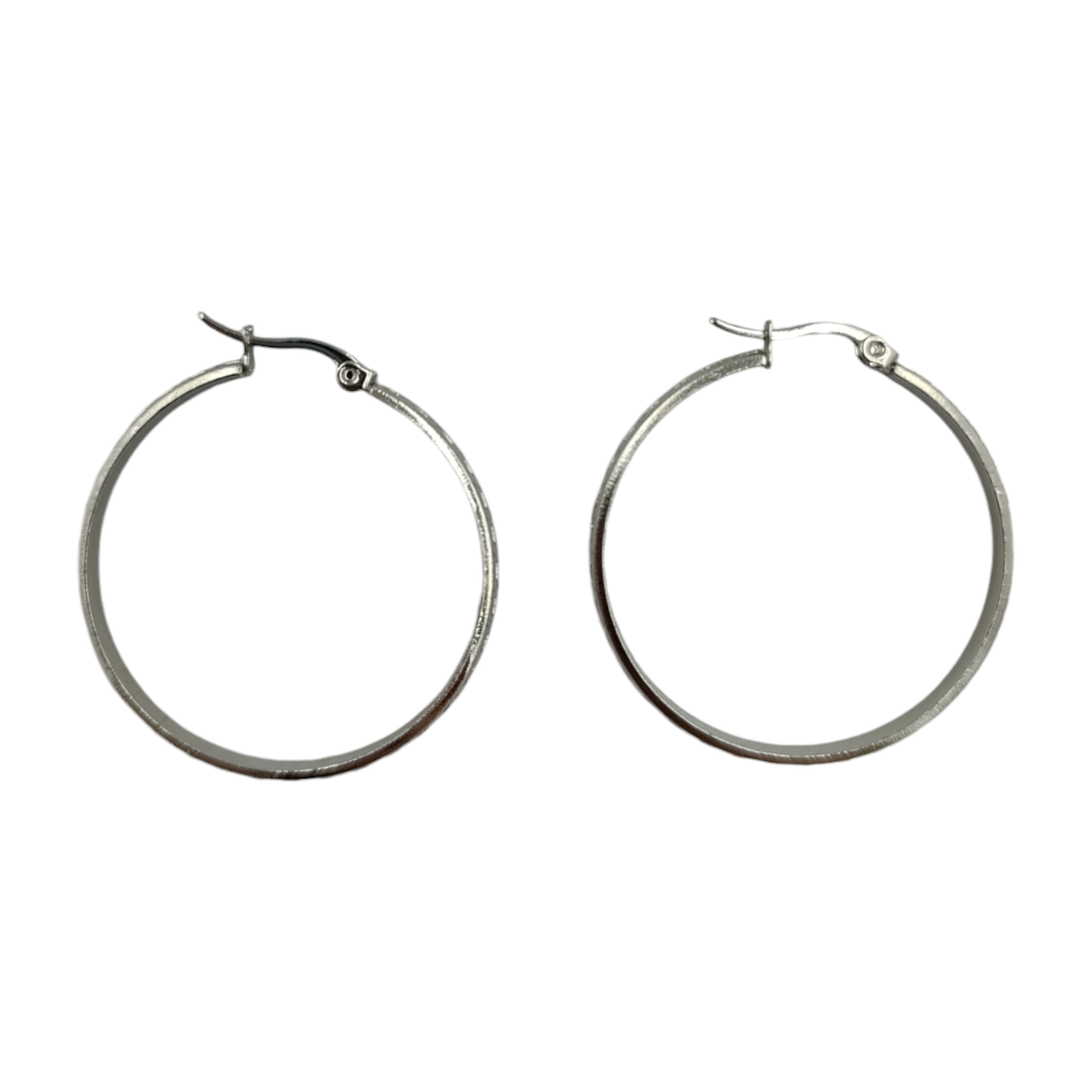 OEMΚρίκοι Stainless Steel Ασημί Ανάγλυφοι Φ2.5εκpapell.gr