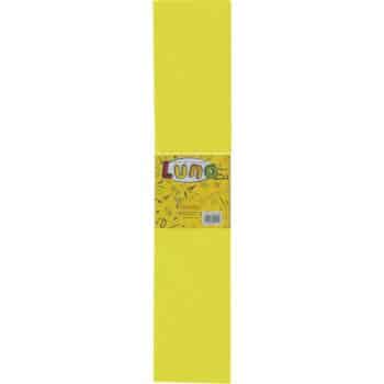 Χαρτι Γκοφρε Χειροτεχνιας Κιτρινο Σκουρο 50Χ200Cm