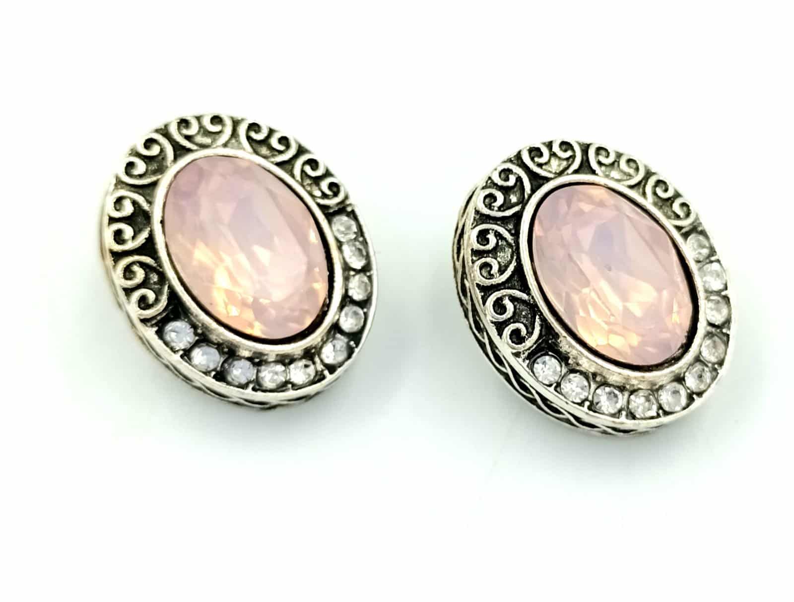 papell.grΣκουλαρικια Οβαλ Με Μεγαλο Πετραδιpapell.gr