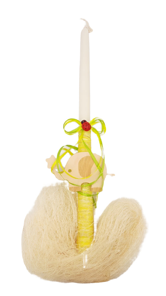 ΟΕΜΛαμπάδα Ελεφαντάκι LED Με Άχυροpapell.gr