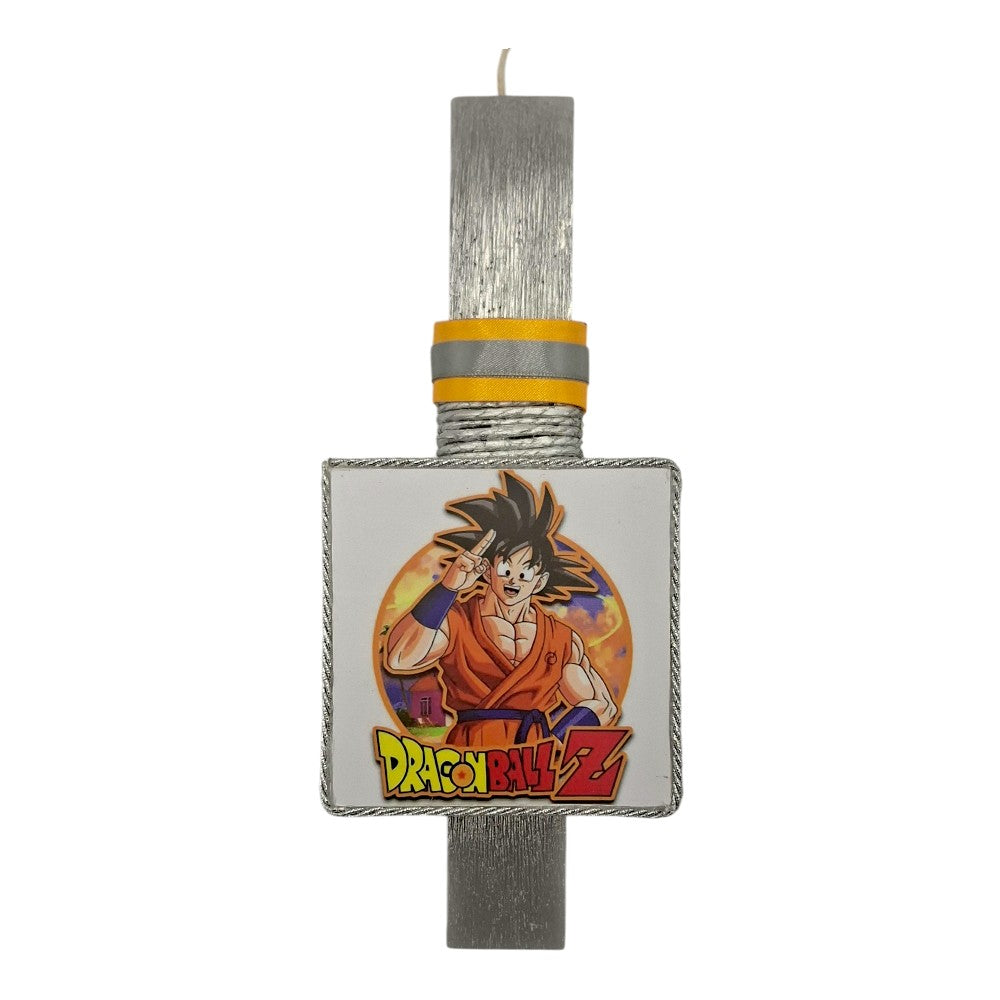 Λαμπάδα Χειροποίητη Πλακέ Αρωματική Dragonball Z σε Καδράκι - 25 εκ