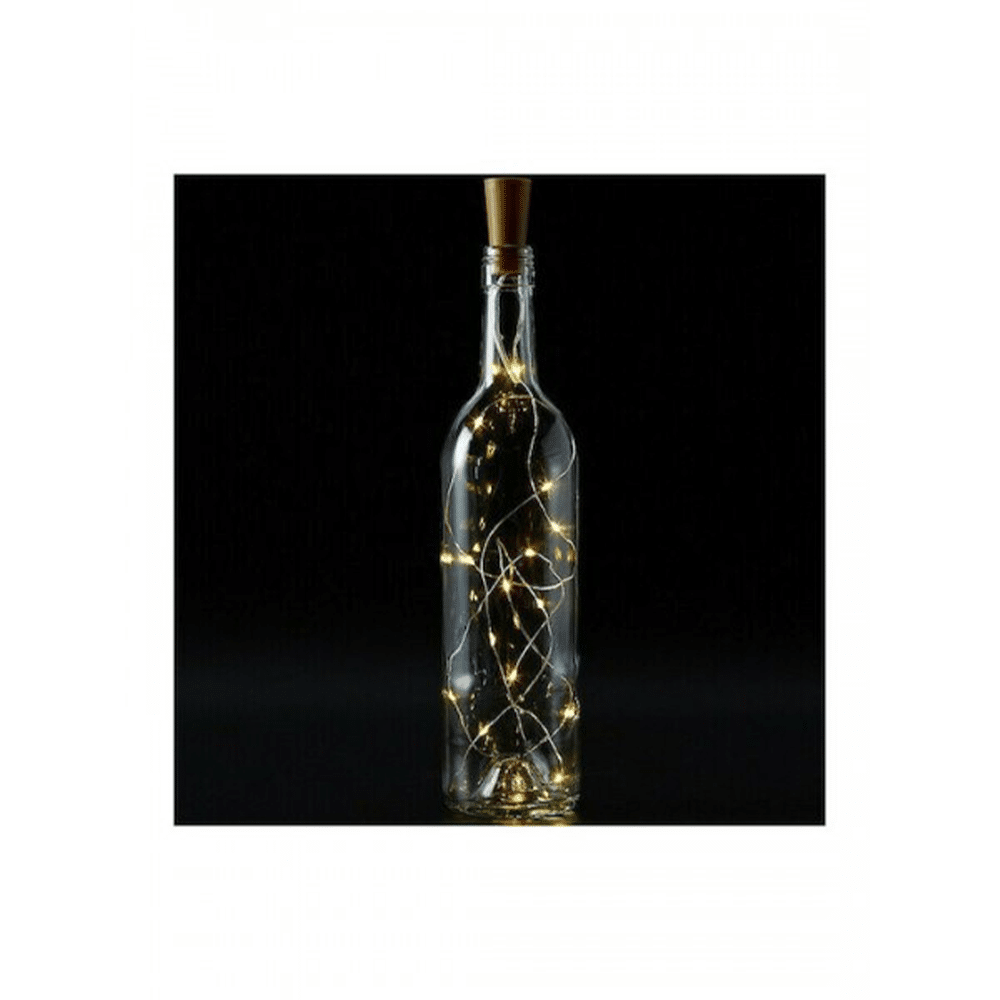 Διακοσμητικα Λαμπακια Μπαταριας Led Σε Σιρμα Θερμο Χρωμα 2 M