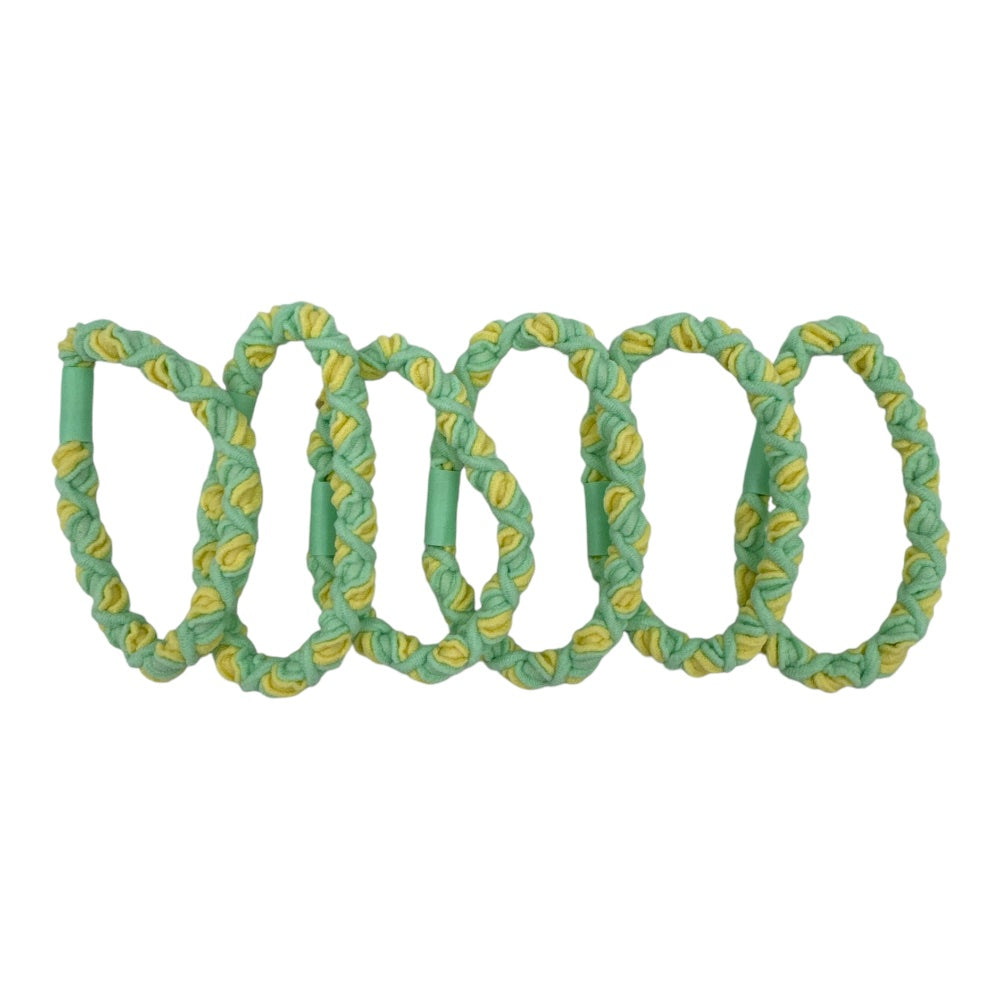 OEMΛαστιχάκια Μαλλιών Δίχρωμα 6Τμχ Διάφορα Χρώματαpapell.gr