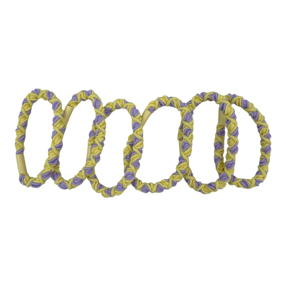 OEMΛαστιχάκια Μαλλιών Δίχρωμα 6Τμχ Διάφορα Χρώματαpapell.gr