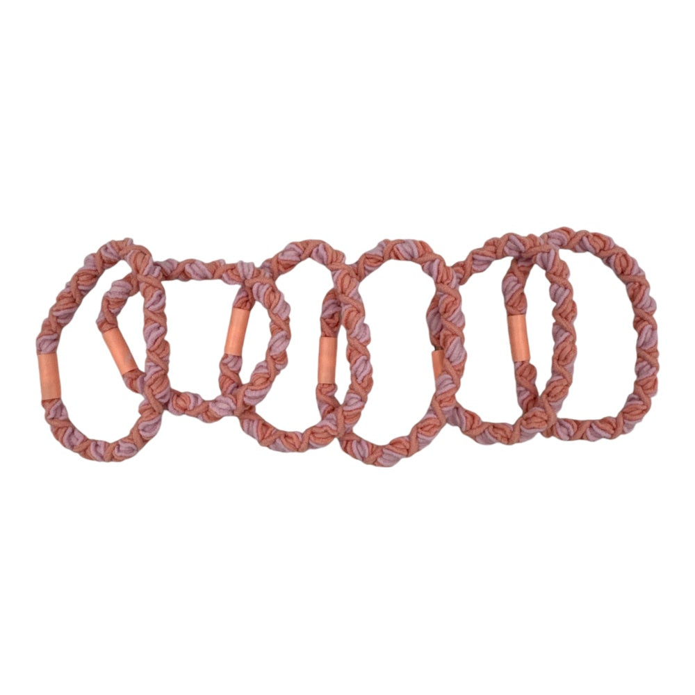 OEMΛαστιχάκια Μαλλιών Δίχρωμα 6Τμχ Διάφορα Χρώματαpapell.gr