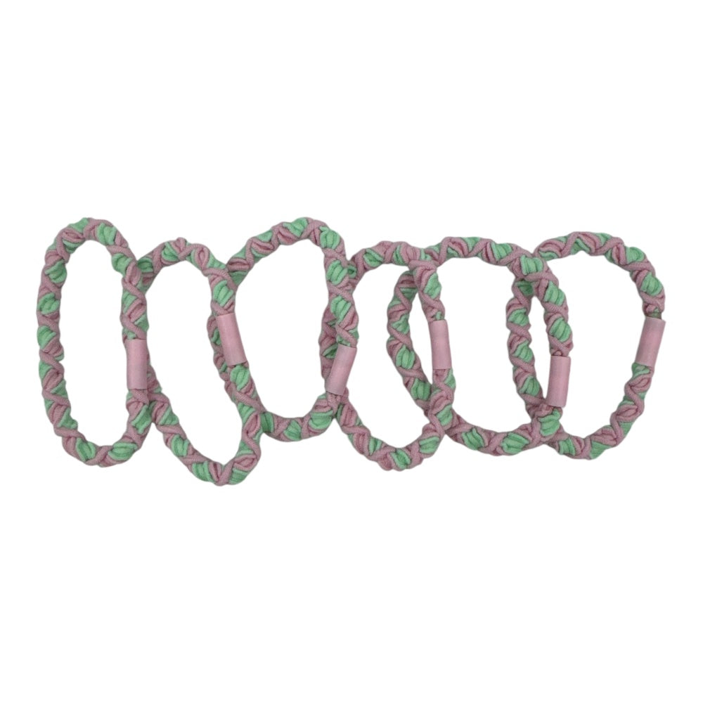 OEMΛαστιχάκια Μαλλιών Δίχρωμα 6Τμχ Διάφορα Χρώματαpapell.gr