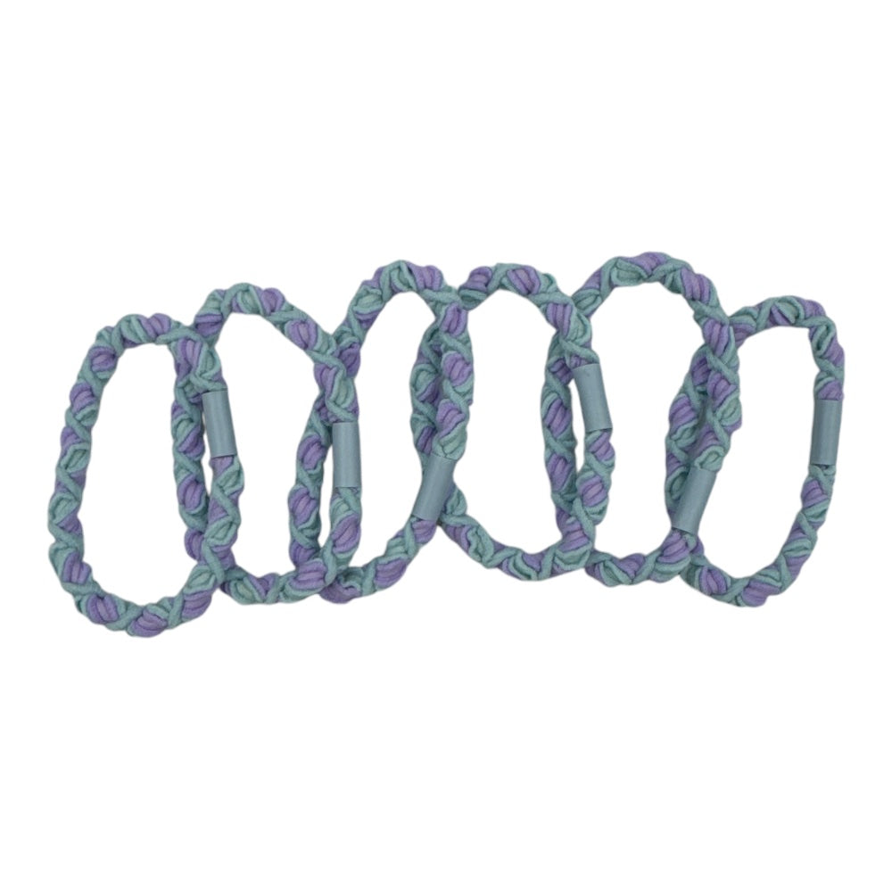 OEMΛαστιχάκια Μαλλιών Δίχρωμα 6Τμχ Διάφορα Χρώματαpapell.gr