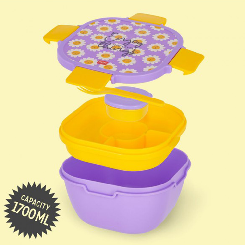 LEGAMILegami Lunch Box Δοχείο Φαγητού Daisy Μαργαρίτες 1700mlpapell.gr