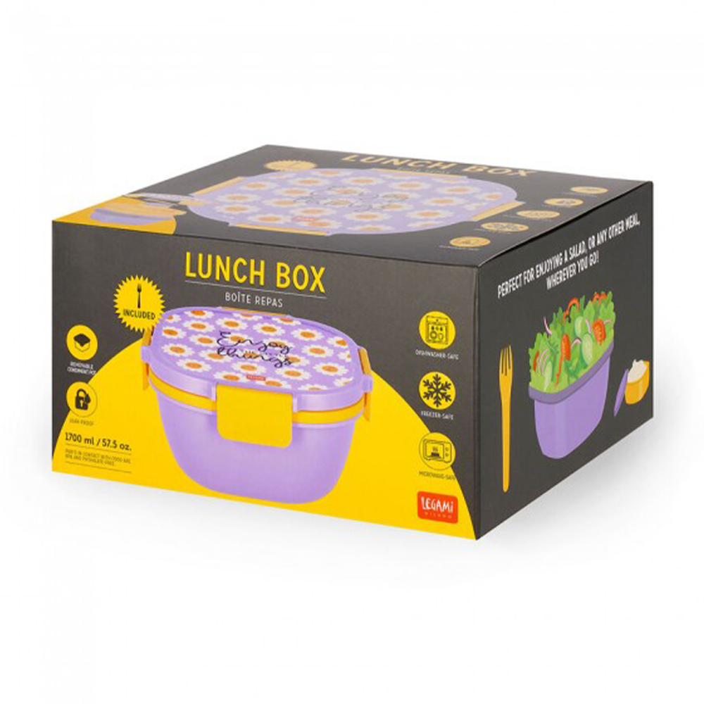 LEGAMILegami Lunch Box Δοχείο Φαγητού Daisy Μαργαρίτες 1700mlpapell.gr