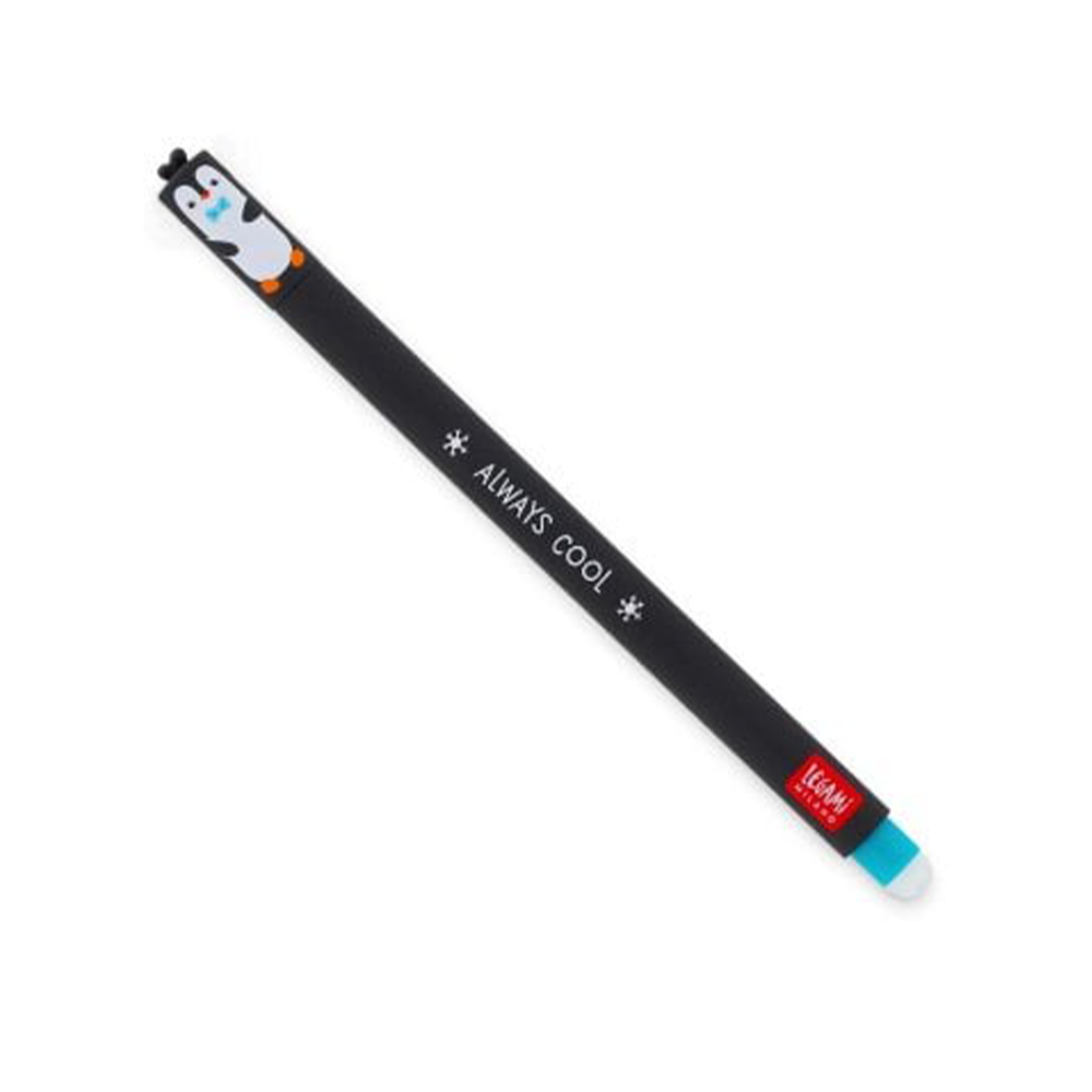 LegamiLegami Στυλό Gel Με Γόμα Penguin 0.7mm Τιρκουάζ Μελάνιpapell.gr