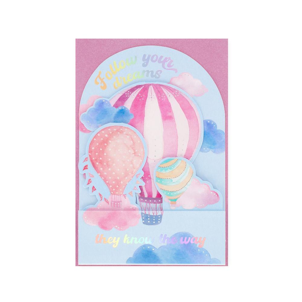 LegamiLegami Ευχετήρια Κάρτα Pop-Up Air Balloonpapell.gr