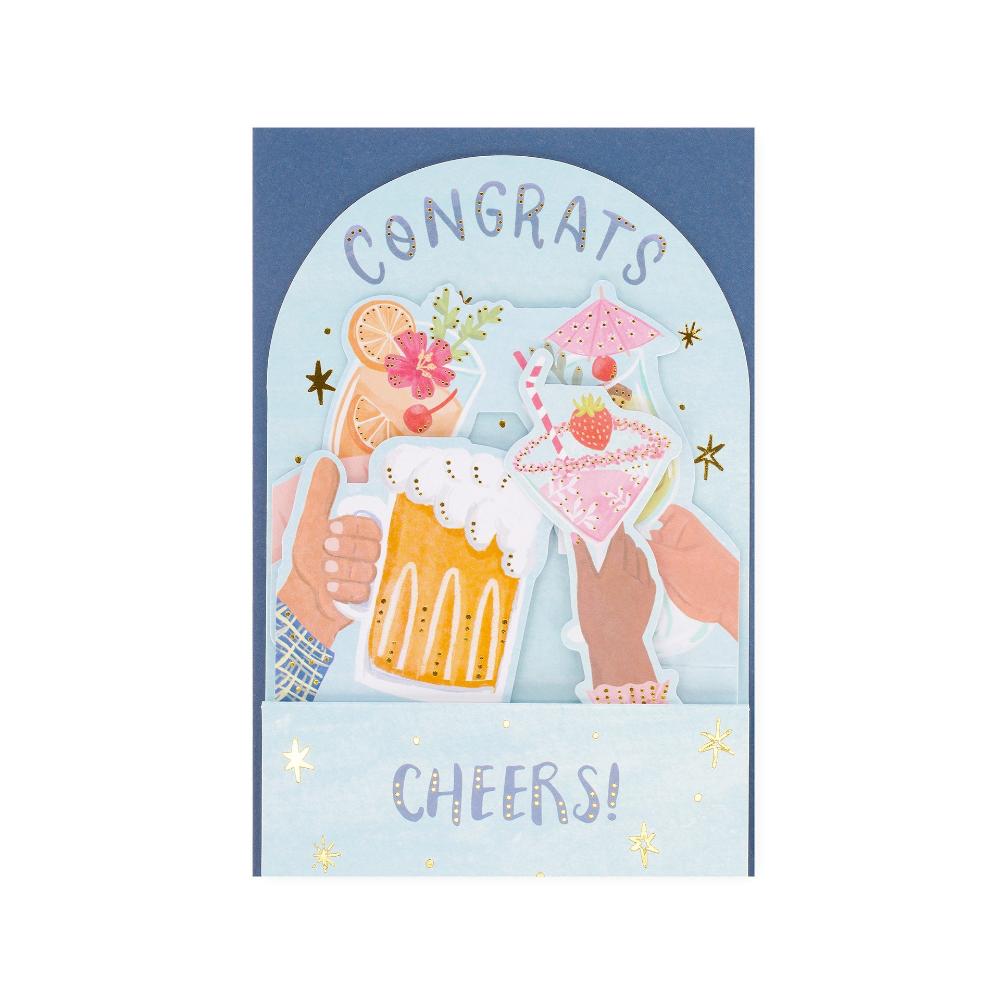 Legami Ευχετήρια Κάρτα Pop-Up Congats Cocktail