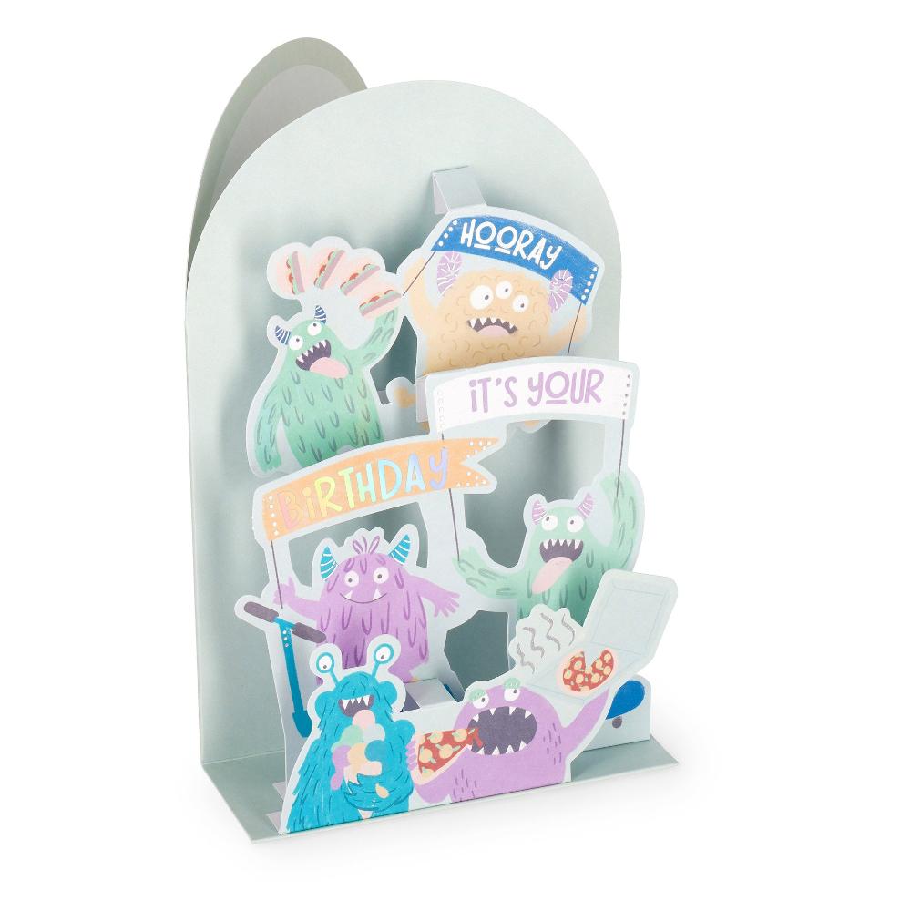 LegamiLegami Ευχετήρια Κάρτα Pop-Up Birthday Monsterspapell.gr