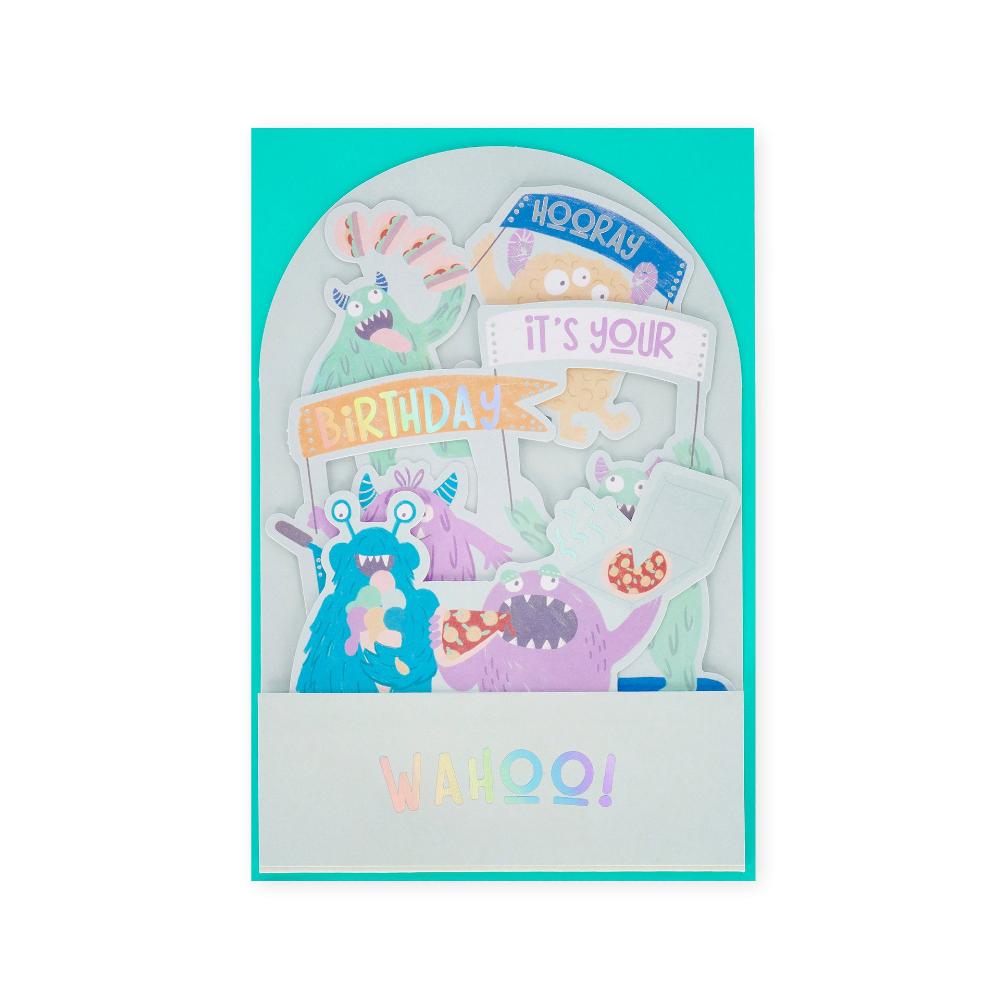 LegamiLegami Ευχετήρια Κάρτα Pop-Up Birthday Monsterspapell.gr